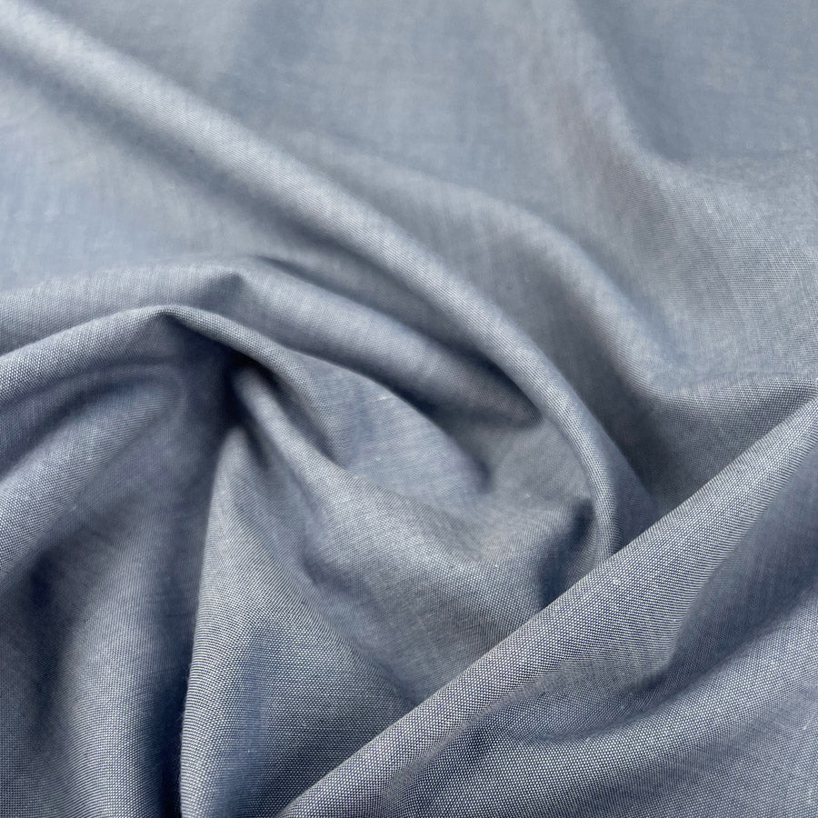 Finest Chambray Denim Cotton Lightweight Plain Woven Dress Fabric Cu 57Af4C87 6Ccf 4195 B2A7 E0Fc4B95F1Ac