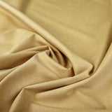 Finest Chambray Ochre Cotton Lightweight Plain Woven Dress Fabric