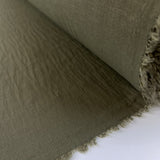 Finest Linen Look Sage Green Polyester Dress Fabric Roll