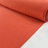 Finest Silk Coral Orange Plain Italian Deadstock Lightweight Dress Fabric Roll Aa843913 Ba14 4B97 B65C 2A4D1B3C0453