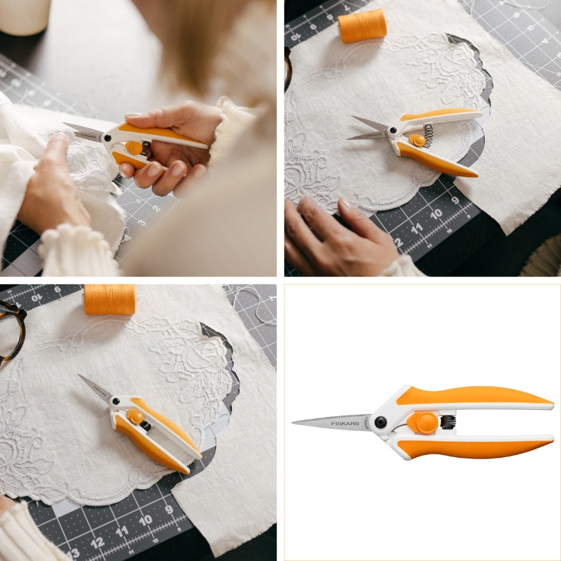 Fiskars Easyaction Sewing Scissors 15cm Use