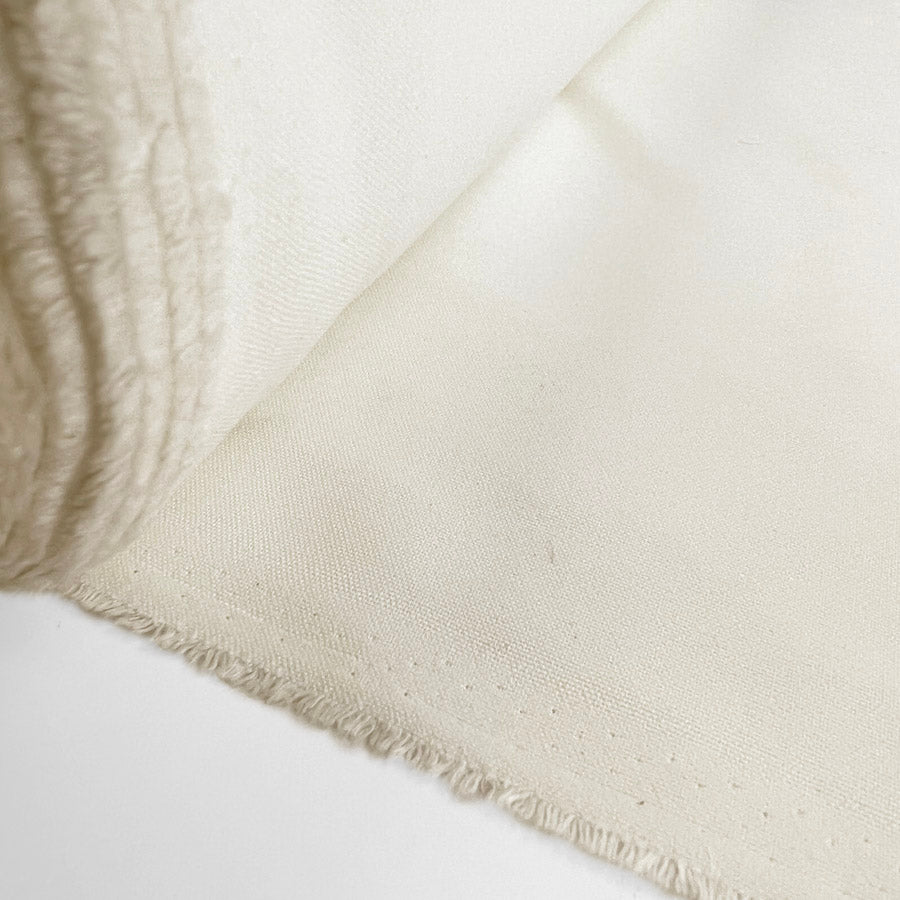 Flame Retardant Cottonfabric Handy You Softly Smooth Ivory Roll