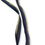Flanged Insert Piping Cord Gold And Black 1