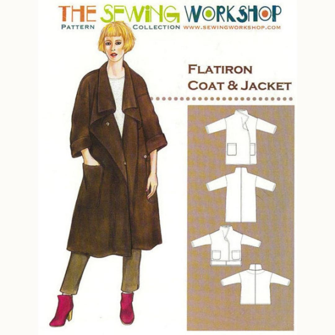 Flatiron Coat Pattern By The Sewing Workshop Swppp065 Cover