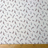 Floating In Circles Viscose Yoryu Lawn Fabric Rosie Red Ruler