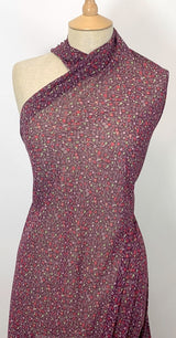 Floral Georgette Damson Dress
