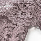 Floral Corded Polyester Lace Dress Fabric Lace Dusky Pink Fol