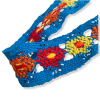 Floral Crochet Trim - Multicoloured