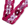 Floral Crochet Trim - Pink