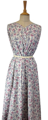 Floral Dress Fabric Pima Cotton Lawn Mary Ann Pink