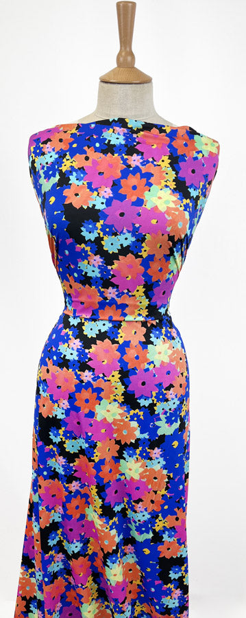 Floral Italian Nylon Fabric Swimwear Sundalia Dress