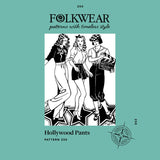 Folkwear Hollywood Pants Shorts Pattern Cover