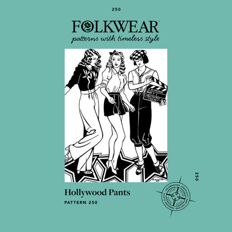 Folkwear Hollywood Pants Shorts Pattern Cover