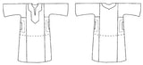 Folkwear Unisex Egyptian Shirt Pattern Sketch