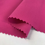 French Crepe Rose Pink Polyester Crepe Suiting Fabric Fold