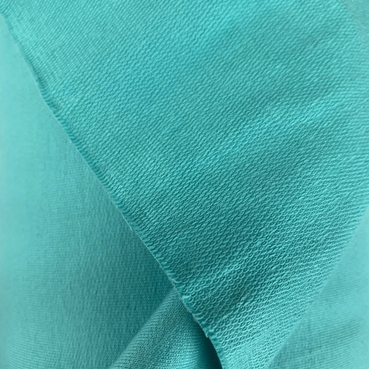 French Terry Light Turquoice Fold