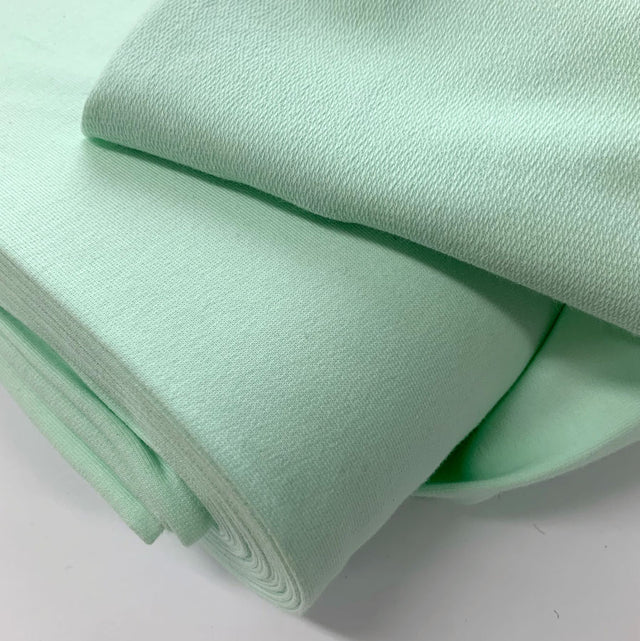 French terry mint jersey material fabric cu1