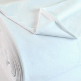 French Terry White Jersey Fabric With A Looped Back Scale Fabric Close Up Photo