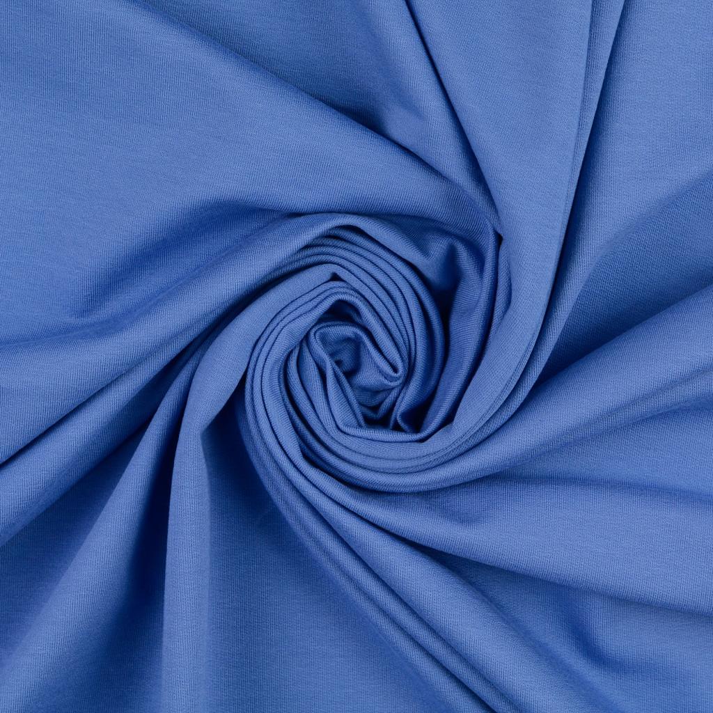 French Terry Fabric Blue 0839 Twist