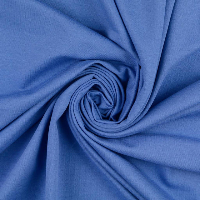 French Terry Fabric Blue 0839 Twist
