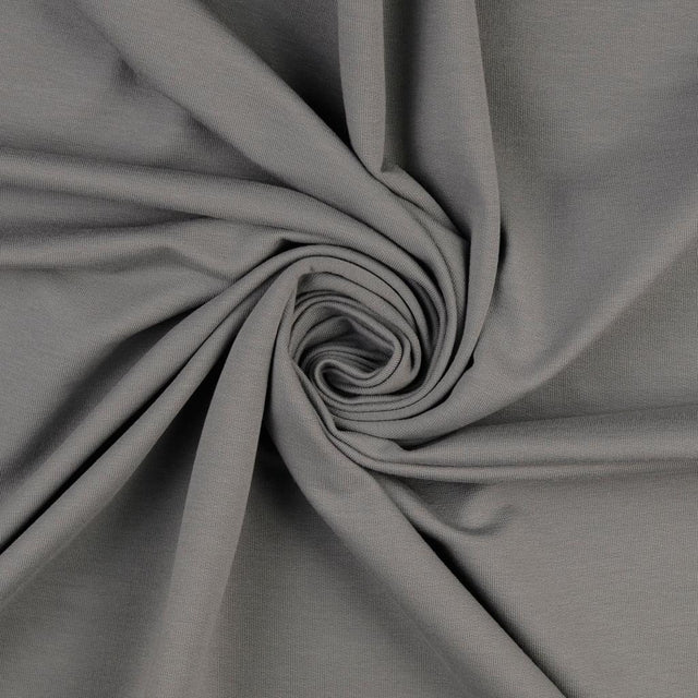 French Terry Fabric Grey 0837 Twist