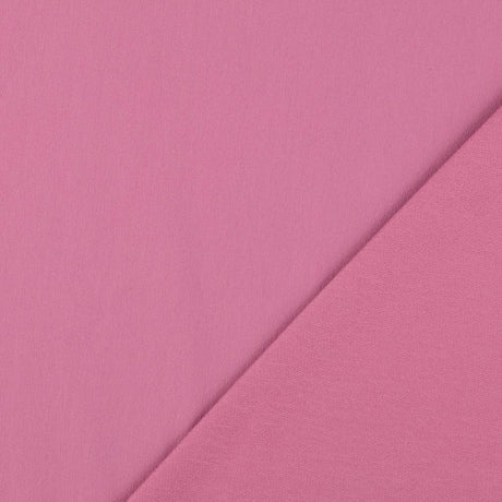 French Terry Fabric Pink 5021 Fold