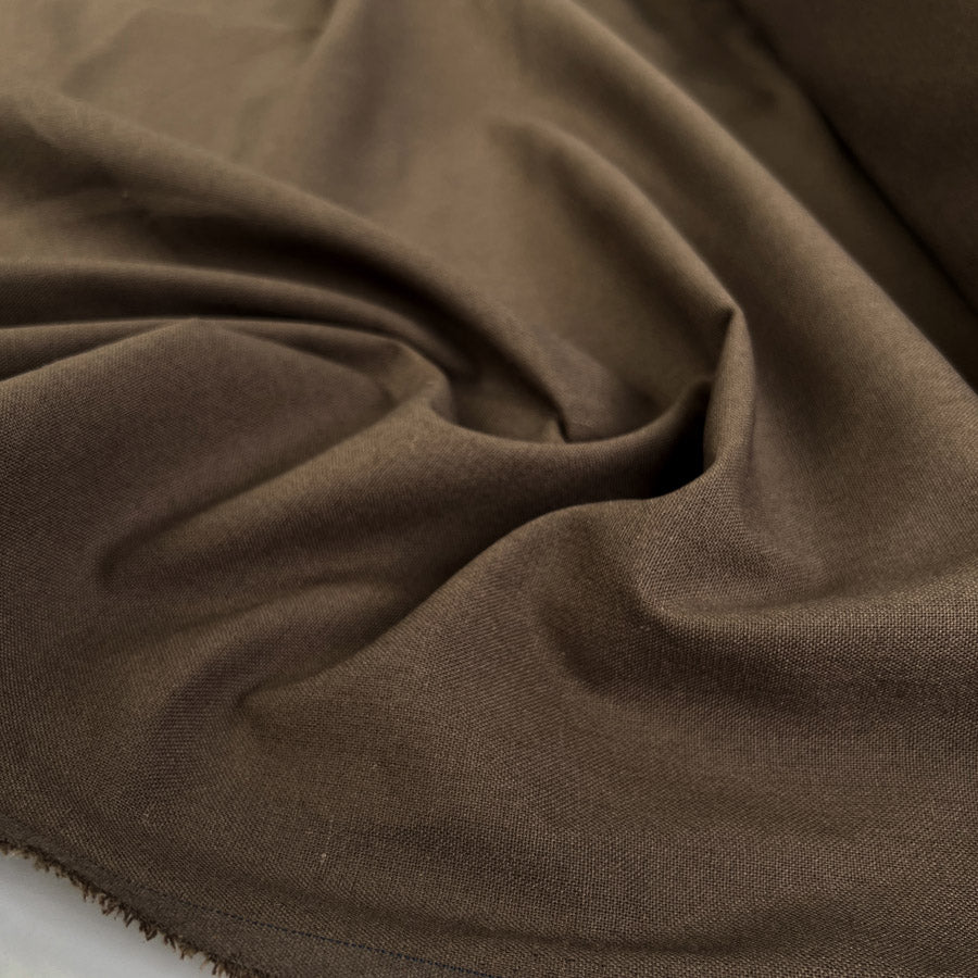 Friar Tuck Polyester Cotton Brown Hessian Trouser Fabric