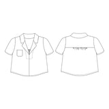 Friday Pattern Company Donny Shirt Sewing Pattern Sketch