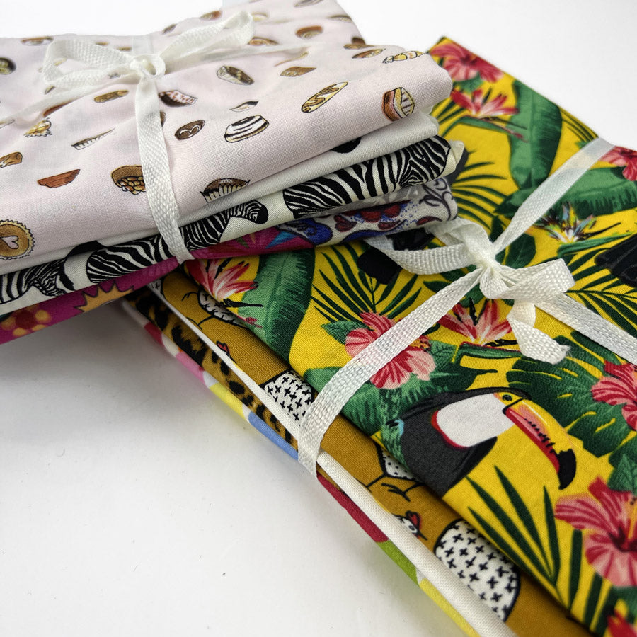 Funky Mix Fat Quarter Craft Cotton Bundle1