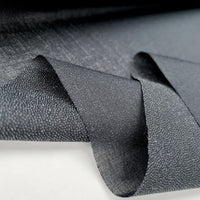 Remnant - Cotton Lawn Iron On Interfacing - Black (1m)