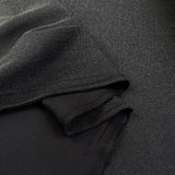 Fusible Knit Interfacing Black Polyester Jersey Fabric Fold