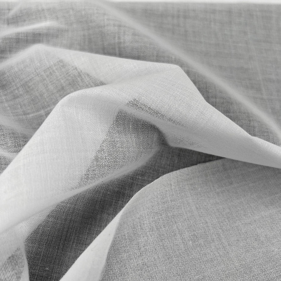Fusible Superfine Cotton Voile Iron On Interfacing White