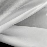 Remnant - Cotton Voile Iron On Interfacing - White (1m)