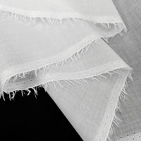 Cotton Voile Iron On Interfacing - White