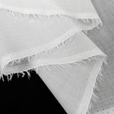 Remnant - Cotton Voile Iron On Interfacing - White (1m)