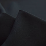 Remnant - Georgette Dress Fabric - Black (3.6m)