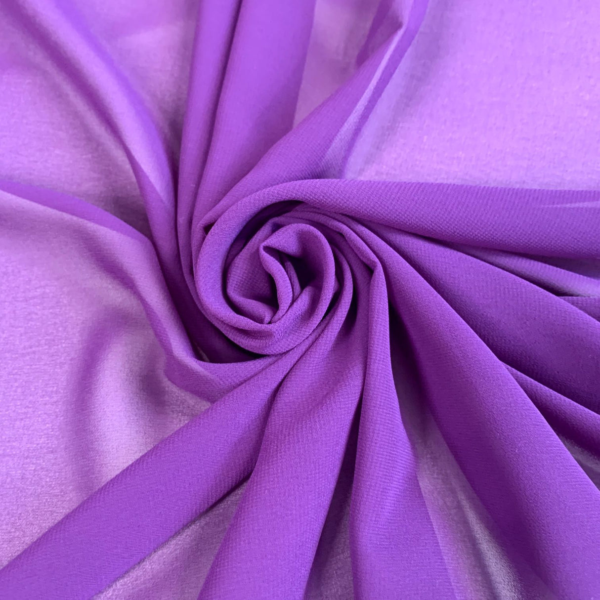 Georgette Dress Fabric Purple Polyester Dress Fabric Cud