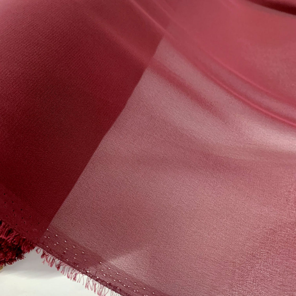 Georgette Dress Fabric Wine Polyester Dress Fabric R