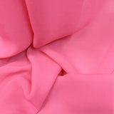 Georgette Dress Fabric Cerise Close Up