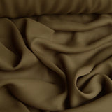 Georgette Dress Fabric Khaki Green Polyester