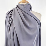 Georgette Dress Fabric Storm Grey Chest