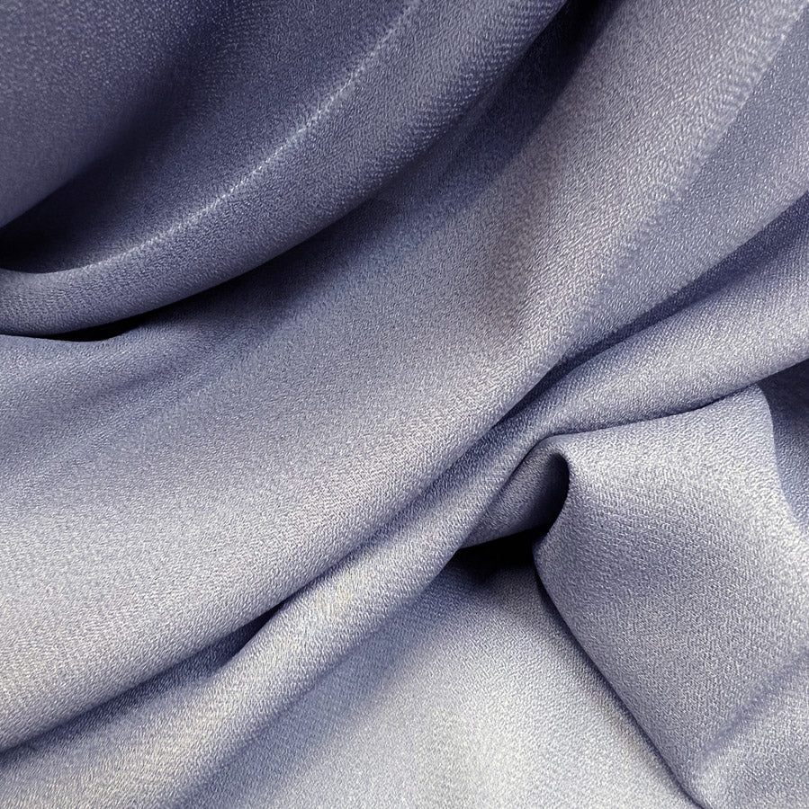 Georgette Dress Fabric Storm Grey Close Up2