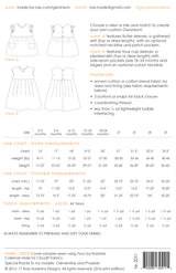 Geranium Childrens Dress Pattern By Made By Rae 0 5T Years Back