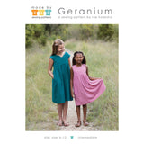 Geranium Childrens Dress Pattern By Made By Rae 6 12 Years