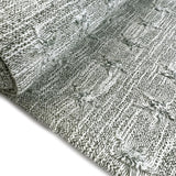 Get Plucked Green Polyester Cotton Elastane Jacquard Jersey Coating Fabric Bolt