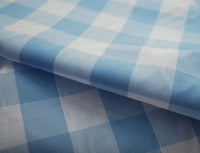 Remnant - Gingham 1" Checks - Pale Blue (2.2m)