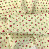 Girls Dress Yellow Pink And Orange Floral Pattern Yellow Bg Fold