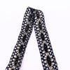 Crochet Lace Trim - Golden Eye - Black