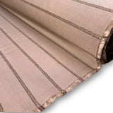Gold Strike Viscose Polyamide Stripe Pink Italian Dress Fabric Roll