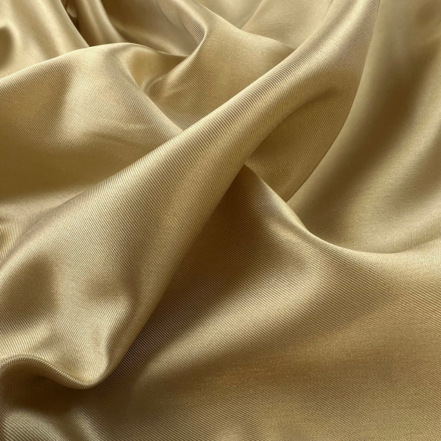 Gold Twill Lining Acetate Viscose Fabric